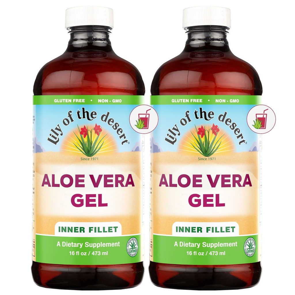 Lily of The Desert Aloe Vera Gel 16 oz (2. pakk)