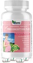 Ameerika Medic & Science Preconception Plus (180 kapslit) Conception and Fertility Supplement | Arst Formulated Pills to Support Conception | Sünnieelsed Vitamiinid Parim naistele, kes üritavad kujutleda