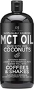 Radha Beauty Premium MCT Oil Valmistatud ainult mitte-GMO kookospähklitest - 15.8oz. Keto, Paleo, Gluteenivaba ja Vegan Heaks kiidetud.