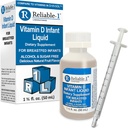 Usaldusväärsed 1 laborid Imikud Vedelad Vitamiin-D tilgad (looduslik puuviljalõhnastamine) Suhkur ja alkoholivaba, rinnaga toitmiseks Imikud 0-12 kuud ja üles
