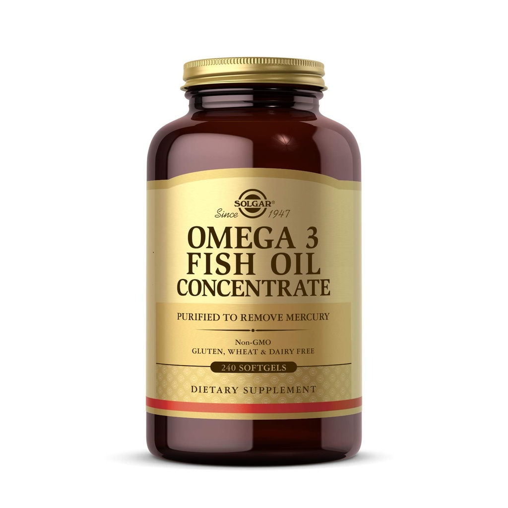 Solgar Omega-3 Kalaõli kontsentraat, 240 Softgels
