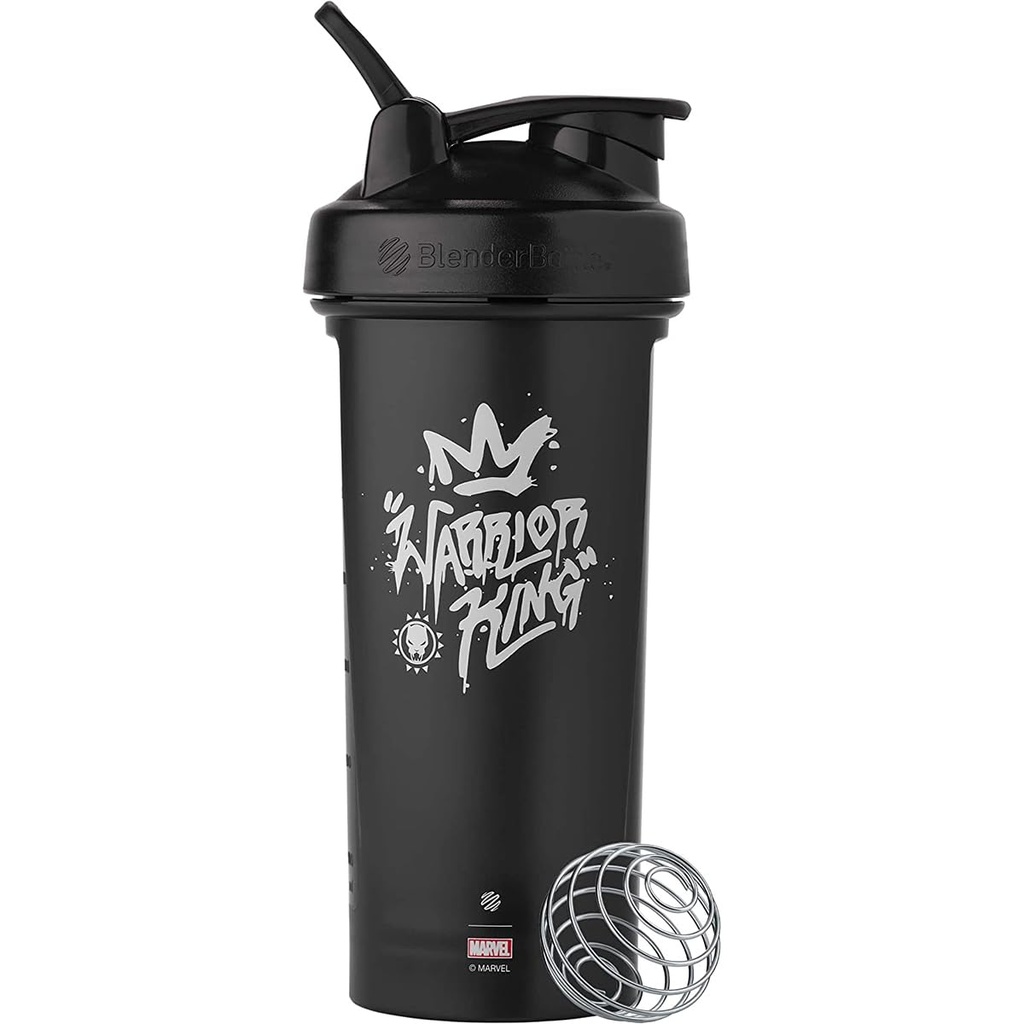 BlenderBottle Marvel Classic V2 Shaker Bottle Perfect Protein Shakes ja Pre Workout, 28-Ounce, Warrior King