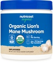 Nutricost Organic Lion's Mane Seenepulber 4oz - sertifitseeritud USDA orgaaniline