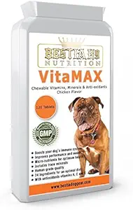 Bestia K9 Nutrition VitaMAX närimistable Dog Multi-Vitamin and Trace Minerals. Premium Quality Dog Supplements. Valmistatud Euroopas.