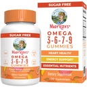 MaryRuth Organics Vegan Omega 3 6 7 9 Gummies | Kuni 4 kuu pakkumine | Omega 3 lisand linaseemneõli | Omega 3 Gummies | Ei kala maitse | Non-GMO | 120 Count