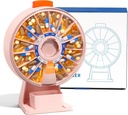 Odaro Suur Pill Dispenser, iganädalane Pill Korraldaja 7 päeva Am Pm / 14 päeva Pill Box, Daily Medicine Pill Korraldaja seinakinnitusega või püsikasutusega Vitamiin, täiendus, meditsiin - Roosa