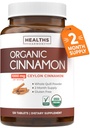 USDA orgaaniline tseiloni kaneeli tabletid - kõrge potentsiga tseiloni kaneeli lisand 1000 mg ühe serveerimise kohta kogu keha antioksüdandi toetamiseks - vegan mitte-GMO cGMP valmistatud ja laboris kinnitatud (2 kuud tarnimine)