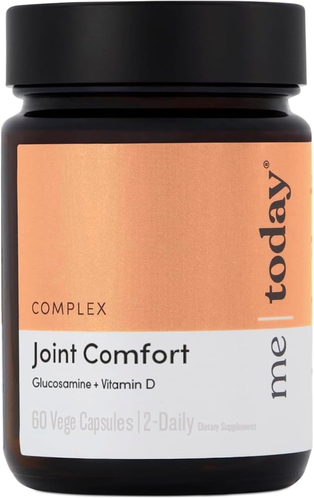 me today Joint Comfort Supplement – Glucosamine, Chondroitin & Vitamin D for Joint Mobility & Bone Support – Clean Formula for Men & Women – 60 Vege Capsules