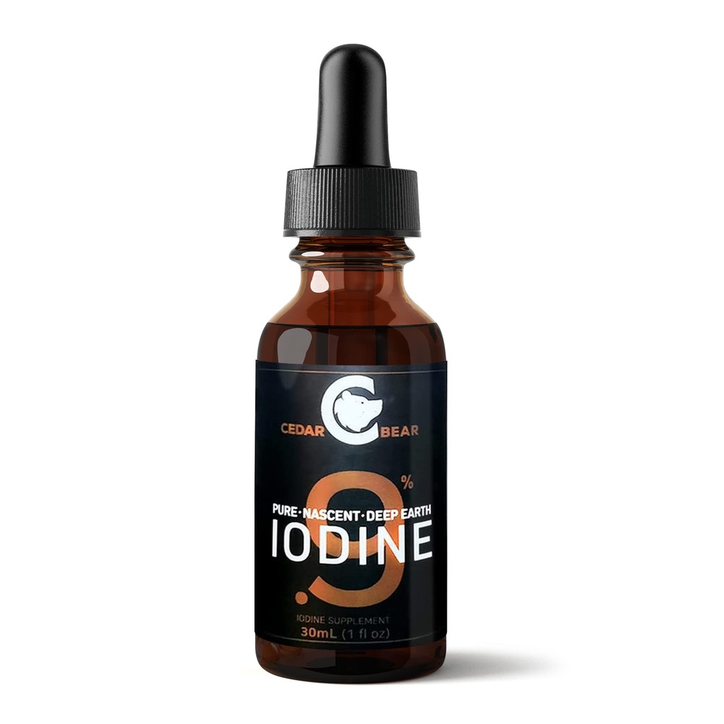 Seeder Karu - 0,9% Puhas Nascent Deep Earth joodilisand, loomulik kilpnäärme tugi ja ainevahetuse võimendaja, alkoholivaba joodi tilgad, looduslik joodivedelik, 1 fl oz / 30 ml