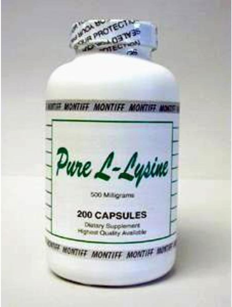 Pure L L Lysine 500 mg 200 Cap