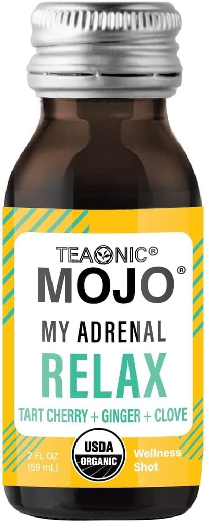 TEAONIC Adrenal and Immune Support Wellness Shots Combo, pakett 24 Wellness Shots - My Adrenal Mojo ja My Immunity Mojo