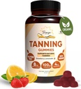 Parkimiskummid, igapäevane kummie beetakaroteeni ja C-vitamiini ja astaksantiiniga, looduslik parkimislisand, vegan, mitte-GMO - 180 Gummies - pakendis 3