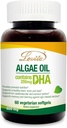 Lovita vetikaõli, taimepõhine DHA alternatiiv kalaõlile, Vegan Omega 3 koos DHA 200 mg, 60 taimset softgels
