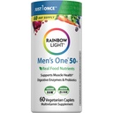 Vikerkaare valguse multivitamiin meestele 50+, C-vitamiin, D & tsink, probiootikumid, meeste üks 50+ multivitamiin pakub kõrge tugevusega immuunsust, mitte-GMO, taimetoitlane, 60 tabletti