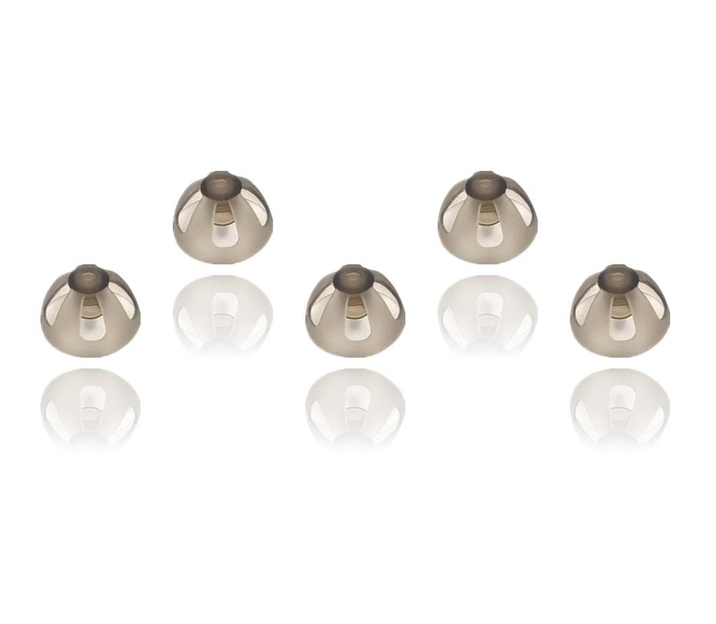 Resound sure Fit Kuulmisabi Domes Smoky Hall Tips Kõrva tükid Mugav avatud Fit BTE helivõimendi PSAP Kit Invisible 10mm (L x 5)