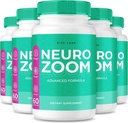 (5 Pack) Neuro Zoom Supplement, Neuro Zoom Organic Memory Supporting Formula, Neuro Zoom vähendada negatiivset mõju aju udu, Neuro Zoom Kasutatakse, et suurendada mälu, NeuroZoom Arvustused (300 kapslit)