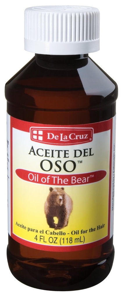 De La Cruz Karu habemeõli meestele - juuste, vuntside ja habeme hooldamine Brillantine - Aceite del Oso