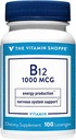 Vitamiin Shoppe Vitamiin B12 1000 mcg - toetab energiatootmist, üks kord päevas toidulisandit - vitamiin B-12 (nagu tsüanokobalamiin), gluteeni ja piimavaba (100 küüslauk)