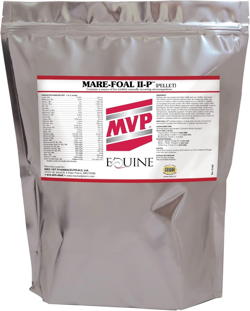 Mare Foal II-P (10lb) Tasakaalustatud Multi Vitamiin/Mineral Supplement for Mares, Foals & Yearlings