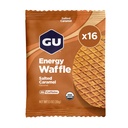 GU Energy Stroopwafel Salty karamelli spordi toitumisvahvel, kofeiinivaba ja Kosher piimatööstus, On-the-Go energia iga treeningu jaoks, 16 Count