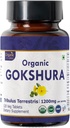 Gokshura 120 tabletti | Tribulus terrestris (Gokshura) | USDA orgaaniline sertifitseeritud | Toetab immuunsust ja tugevust | Orgaaniline ja looduslik 120tab