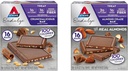 Atkins Endulge Treat Bars, Crunchalicious & Almond Craze Maitsed, 1-2g Net Carbs, 1g Suhkur, Hea Fiber Allikas, Keto Sõbralik, 16 Count