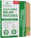 Patches - Extra Large Heat Patches - Maximum Strength Natural Lihas- & Joint Relief Back Patches - Kiiretoimeline, õrn nahal, kuumad padjad seljale, õlale, kaelale, põlvele ja jalale,10 Pack (L)