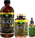 Maju Superfoods Suur musta seemne õli ja Oregano Bundle