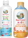 MaryRuthi öine multimineral (virsikud ja kreem) ja multivitamiin Liposomal (Maasikas kirss & Vanilla) lastele | Clean Label Project Verified® | Vegan Vitamiinid lihaste lõdvestamiseks ja üldiselt W