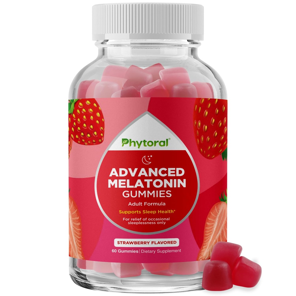 Melatoniin Kummy Vitamiinid Sleep Supplement - Natural Adult Melatoniin Gummies 5mg Deep Sleep Supplement - 5mg Mood Support Restful Gummies ja öine immuunsus