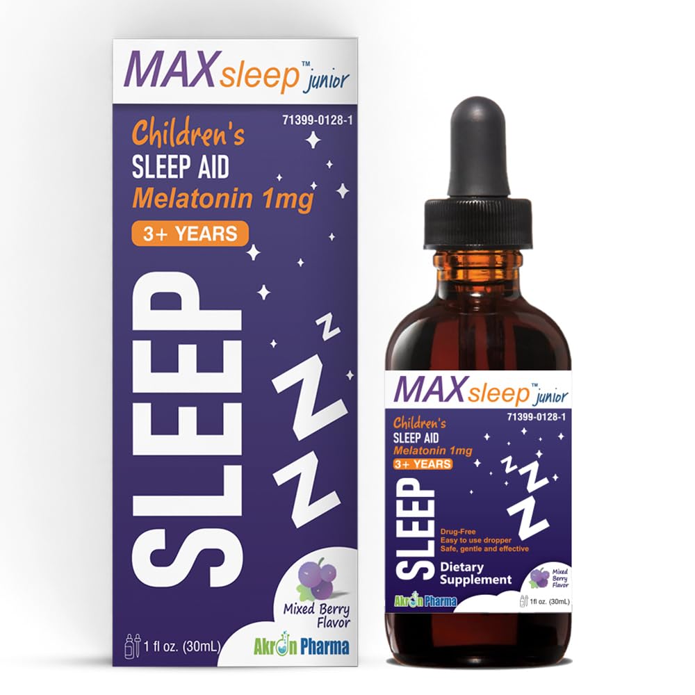 MAX Sleep Junior lastele - melatoniini uni langeb magusate unistuste jaoks