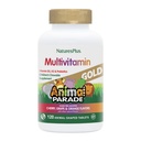 Natures Plus Animal Parade Gold Laste multivitamiinid - sorteeritud kirss, apelsin ja viinamarjamaitsed - 120 närimiskõlblik loomakujuline tablett - taimetoitlane, gluteenivaba - 60 serveerimist
