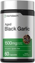 Horbäach Aged Küüslauguekstrakti kapslid 1500mg | 60 Count | Fermenteeritud toidulisand | Mitte-GMO, Gluteenivaba