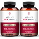 VITASEI Maksapuhastus Detox & Remont, Maksakompleks W/Milkohakaekstrakt, Gartsiinia, kurkumiin C3, taimsete toidulisandite toetamine, Detoxi valem naistele ja meestele, 60 kapslit (pakk 2)