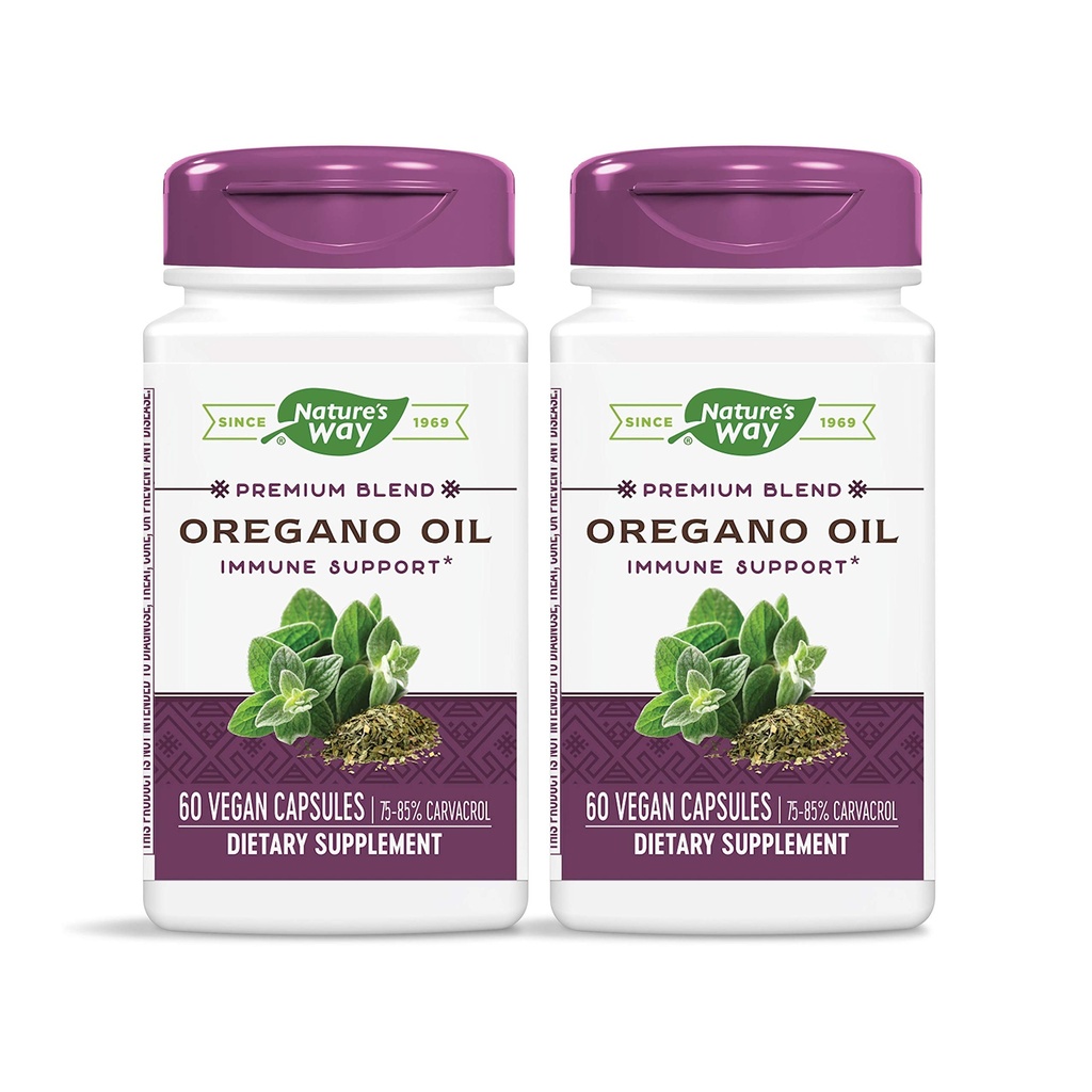Nature's Way Oregano Oil 75-85% karvakrool kapsli kohta, taimetoitlane, 60 taimetoitlast kapslit, pakend 2
