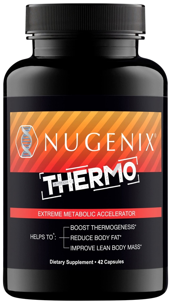 Nugenix Thermo - Thermogenic Fat Burner Supplement pillid meestele, Extreme Metabolic Accelerator, 42 Count