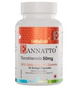 TERVISLIK EKSTRAKT EANNATTO Tokotrienoolid Deltagold E-vitamiini toidulisandid Softgels, Tokoferoolivaba, toetab immuunsüsteemi tervist, mitte-GMO, gluteenivaba ja antioksüdant (50MG 30 Softgels).