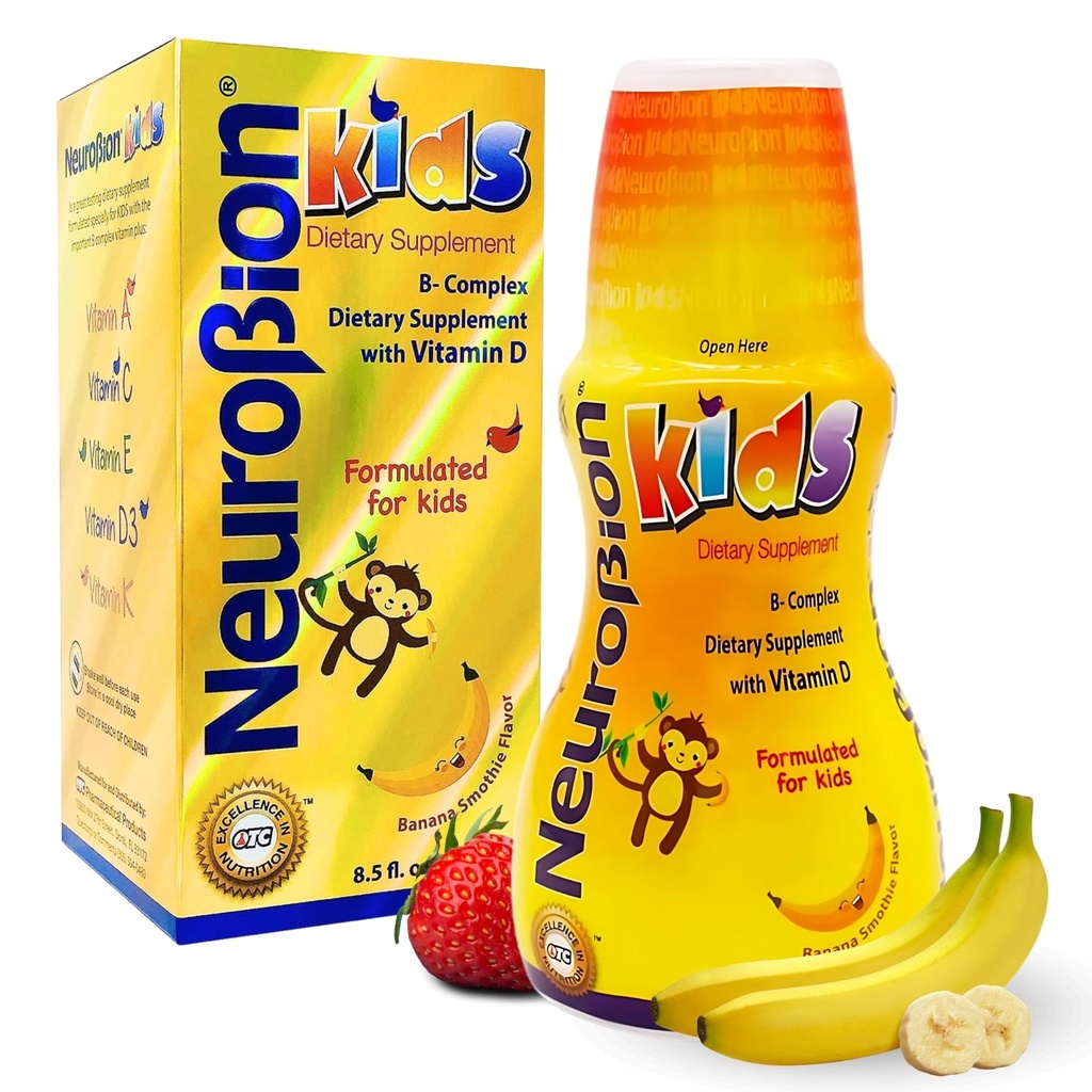 Neurobion Kids B kompleksvedelik - võimas tervislik multivitamiin lastele - 8,5 fl oz