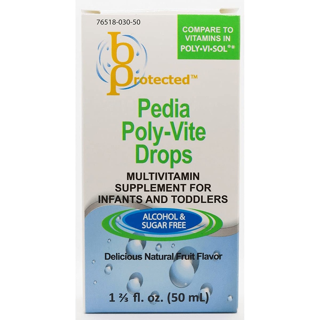 Pedia Poly-Vite tilgad 1 2/3 fl Ounce vedelik