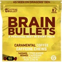 80mg Kofeiin ja 160mg L-Theanine Focus Enhancing Energy Chews (40 Servings) – Neuroscience Backed Nootropic Stack, vaimne teravus ja kognitiivsed tugi | Caramel Frappe Flavor Brain Bullet