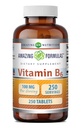 Amazing valemid Vitamiin B6 täiendus | 100 mg serveerimise kohta | Tabletid | Mitte-GMO | Gluteenivaba | Valmistatud USAs (1 Pack, 250 Count)