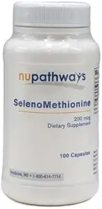 SelenoMetioniin 100 kapslit Sisaldab 200 mikrogrammi biosaadavat Seleeni kapsli kohta.