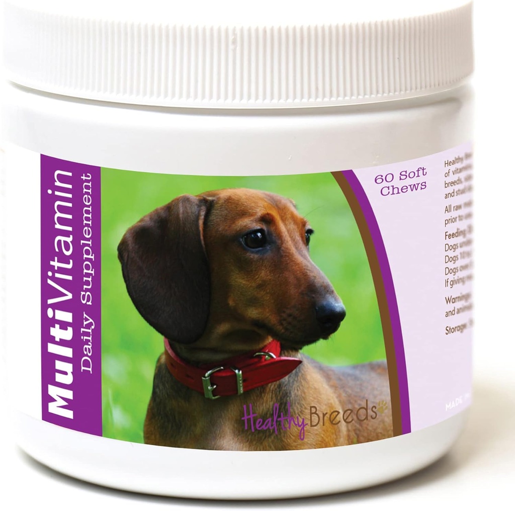 Healthy Breeds Dachshund Multi-Vitamin Soft Chews 60 Count