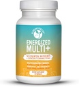 Energilised multivitamiinid, millel on 40 täielikult biosaadavat toitainet B kompleksvitamiinid, D-vitamiin, C-vitamiin, K-vitamiin, tsink, kvertsetiin, kaltsium, magneesium leelistavates vormides - 180 tabs