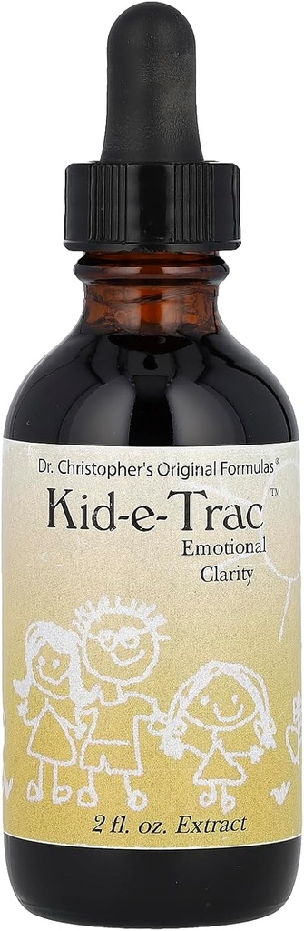 Christopheri originaalsed valemid Orgaaniline Kid-e-Trac ekstrakt Vedelik, alkoholivaba laste valem, toetab vaimset ja emotsionaalset selgust, aju funktsiooni ja rahulikkust, 2 oz
