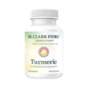 Dr Clark Store Turmeric Curcumin 500mg - 100 kapslit, immuunsuse tugi, looduslik taimsete toidulisand, mitte-GMO, vegan, antioksüdantide võimendus