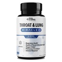 Real Science Throat & Lung Detox kapslid selge lima, valulik kurk ja toetada hingamine - Kopsu tugi täiendada Vinitrox, GABA, vitamiin C & D pikaajalise köha ja hingamisteede abi, 60 kapslit