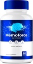 Memoforce Pills, Memoforce Supplement Capsules, Memoforce Advanced Formula, Memoforce Reviews (60 Capsules)