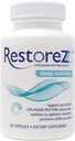 RestoreZ Sleep Nutrition (60 kapslit) Natural Sleep Aid Supplement - Restore Restful Sleep and Circadian Balance - Non-Habit Forming Sleep Vitamiinid