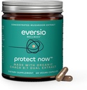 Protect Now Organic Chaga Seenelisa - 8: 1 Dual Extract 60 Vegan Kapslid (450mg) 60 Servings - Orgaaniline Wild-Harvested Chaga